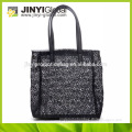 2015 New design cheap women polyester long tote bag handbag with lace